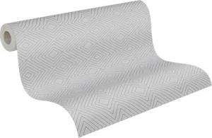 A.S.Creation Vliestapete Attractive 3D-Optik hellgrau B/L: ca. 53x1005 cm