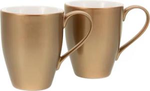CreaTable Kaffeebecherset Golden Days gold Steinzeug 2 tlg.