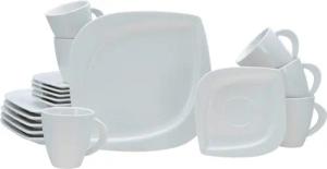 CreaTable Kaffeeservice Melbourne creme Porzellan 18 tlg.