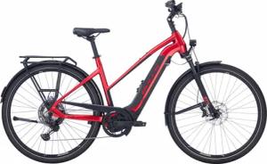 BULLS Lacuba EVO 11 (925 Wh), 11 Gang Kettenschaltung, Damenfahrrad, Trapez, Modell 2022/2023, 28 Zoll 55 cm chrome red/black matt