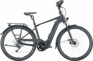Pegasus Premio Evo 10 Lite COMFORT (625 Wh), 10 Gang Kettenschaltung, Herrenfahrrad, Diamant, Modell 2024, 28 Zoll 60 cm black matt