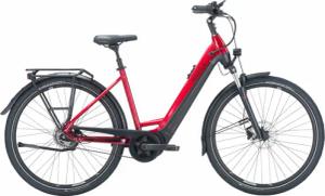 Pegasus Premio Evo 5R Belt (750 Wh), 5 Gang Nabenschaltung, Damenfahrrad, Wave, Modell 2024, 28 Zoll 55 cm hyper red