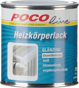 POCOline Heizkörperlack weiß hochglänzend ca. 0,25 l