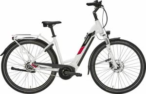 Pegasus Solero Evo 8R 26 (500 Wh), 8 Gang Nabenschaltung, Damenfahrrad, Wave, Modell 2024, 26 Zoll 40 cm metallic off-white