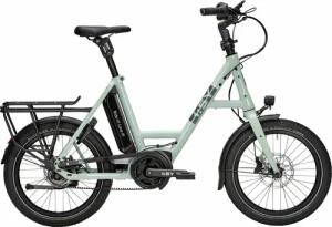 i:SY E5 ZR RT Comfort (545 Wh), 5 Gang Nabenschaltung, Unisexfahrrad, Kompakt, Modell 2023, 20 Zoll 47 cm mint green