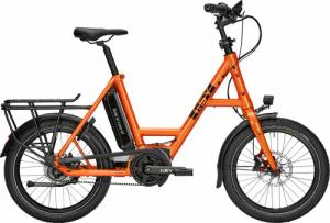 i:SY E5 ZR F CX (545 Wh), 5 Gang Nabenschaltung, Unisexfahrrad, Kompakt, Modell 2023, 20 Zoll 47 cm happy orange