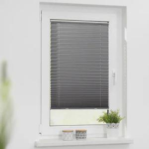 Spannplissee grau B/L: ca. 80x130 cm