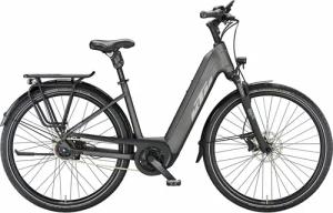 KTM MACINA CITY 610 XL (625 Wh), 5 Gang Kettenschaltung, Damenfahrrad, Deep, Modell 2024, 28 Zoll 60 cm machine grey matt (silver+orange)