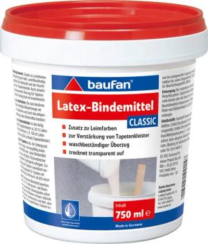 Baufan Latexfarbe Bindemittel farblos ca. 0,75 l