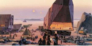 Komar Fototapete Star Wars Classic RMQ Java Market multicolor B/H: ca. 500x250 cm