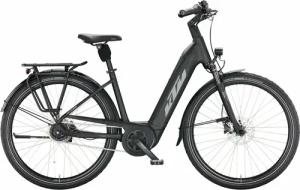KTM CENTO 5 (500 Wh), 5 Gang Nabe, Damenfahrrad, Deep, Modell 2022/2023, 29 Zoll 56 cm black matt (grey+green)