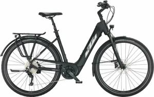 KTM MACINA TOUR CX 510 (500 Wh), 10 Gang Kette, Damenfahrrad, Deep, Modell 2022/2023, 28 Zoll 56 cm black matt (silver+orange)