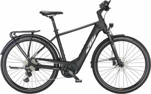 KTM POWER SPORT 10 (625 Wh), 10 Gang Kettenschaltung, Herrenfahrrad, Diamant, Modell 2024, 28 Zoll 60 cm black matt (white+orange)