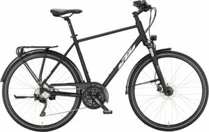 KTM VENETO DISC, 30 Gang Kettenschaltung, Herrenfahrrad, Diamant, Modell 2024, 28 Zoll 60 cm black matt (white+orange)
