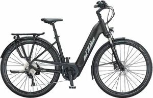 KTM CENTO 10 (625 Wh), 10 Gang Kettenschaltung, Damenfahrrad, Deep, Modell 2024, 28 Zoll 56 cm black matt (grey+green)