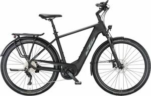 KTM MACINA TOUR CX 610 (625 Wh), 10 Gang Kettenschaltung, Herrenfahrrad, Diamant, Modell 2024, 28 Zoll 56 cm black matt (grey+yellow)