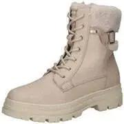 Tom Tailor Schnür Boots Damen beige