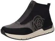 Rieker Sneaker Bootie Damen schwarz
