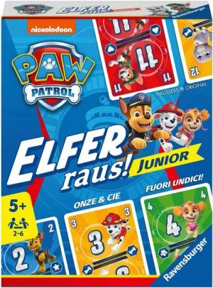 Ravensburger Spiel PAW Patrol Elfer raus! Junior, Made in Europe