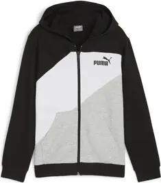 Puma Kinder-Sweatshirt PUMA POWER COLORBLOCK FULL-ZIP HOODIE