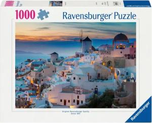 Ravensburger Puzzle Abend über Santorini, 1000 Puzzleteile, Made in Germany