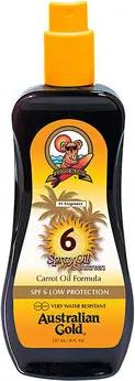 Australian Gold Sonnenschutz & Sonnenpflege Sunscreen Spf6 Spray Carrot Oil Formula