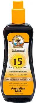 Australian Gold Sonnenschutz & Sonnenpflege Sunscreen Spf15 Spray Oil Hydrating Formula