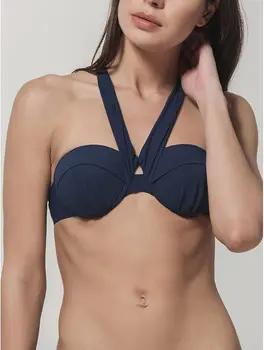 Luna  Bikini Ober- und Unterteile Bandeau-Badeanzug-Oberteil Blue Sense  Splendida blau