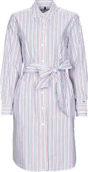Tommy Hilfiger Kurze Kleider ORG CO GBL STP KNEE SHIRT DRESS