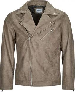 Jack & Jones Lederjacken JJROCKY FAUX SUEDE BIKER JACKET