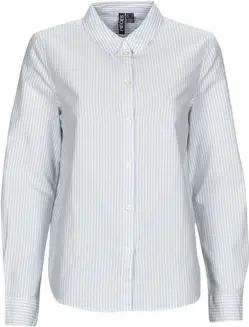 Pieces Blusen PCIRENA LS OXFORD SHIRT