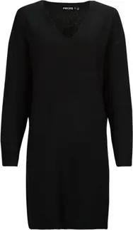 Pieces Kurze Kleider PCJULIANA LS V-NECK KNIT DRESS NOOS BC