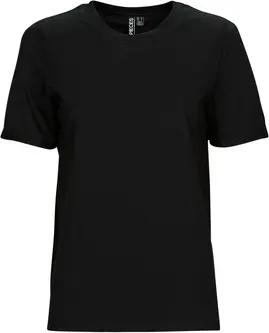 Pieces T-Shirt PCRIA SS FOLD UP SOLID TEE