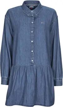 Tommy Jeans Kurze Kleider TJW CHAMBRAY SHIRT DRESS