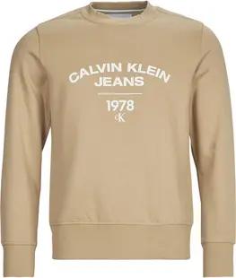 Calvin Klein Jeans Sweatshirt VARSITY CURVE CREW NECK