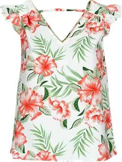 Only Blusen ONLSYLVIE LIFE FR S/S FRILL TOP