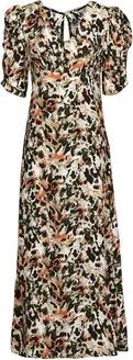 Only  Maxikleider ONLAVRIL FR 2/4 SLIT CALF DRESS