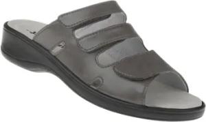Natural Feet Zehensandalen Pantolette Ines Farbe: grau