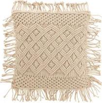J-line  Kissen COUSSIN COSY LOS COT BEIGE (45x45x1cm)