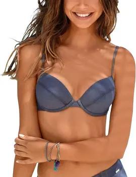 Lascana Bikini Ober- und Unterteile Badeanzug oben Sunseeker Jeansblue