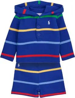 Polo Ralph Lauren Kleider & Outfits LS HOOD SET-SETS-SHORT SET