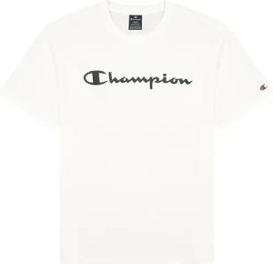 Champion - Crewneck T-Shirt Kinder weiß