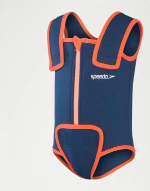 Schwimmlern-Essential Unisex Babytragetuch für Kleinkinder Blau/Koralle