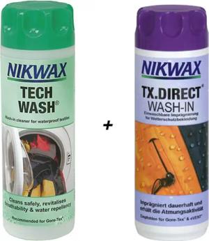 Nikwax - Tech Wash + TX Direct 2 x 300ml