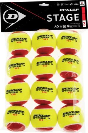 Dunlop - Stage 3 Tennisbälle 12er rot