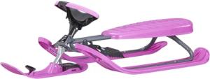 Stiga Lenkschlitten Snow Racer Curve (graphite pink)