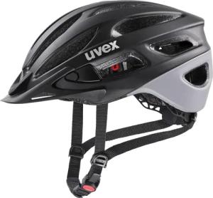 uvex True cc Fahrradhelm (52-56 cm, 02 black/grey matt)