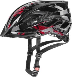 uvex Air Wing Fahrradhelm (52-57 cm, 19 black/red)