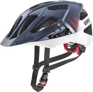 uvex Quatro cc Fahrradhelm (56-61 cm, 02 deep space/white matt)