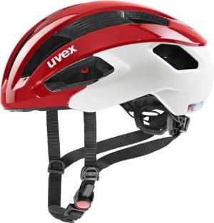 uvex Rise cc Fahrradhelm (52-56 cm, 03 red/white matt)